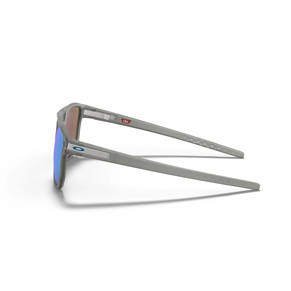 Oakley Latch Beta Matte Grey Prizm Sapphire Irid Polar Sunglass Oakley Latch Beta Matte Grey Prizm Sapphire Irid Polar Sunglass