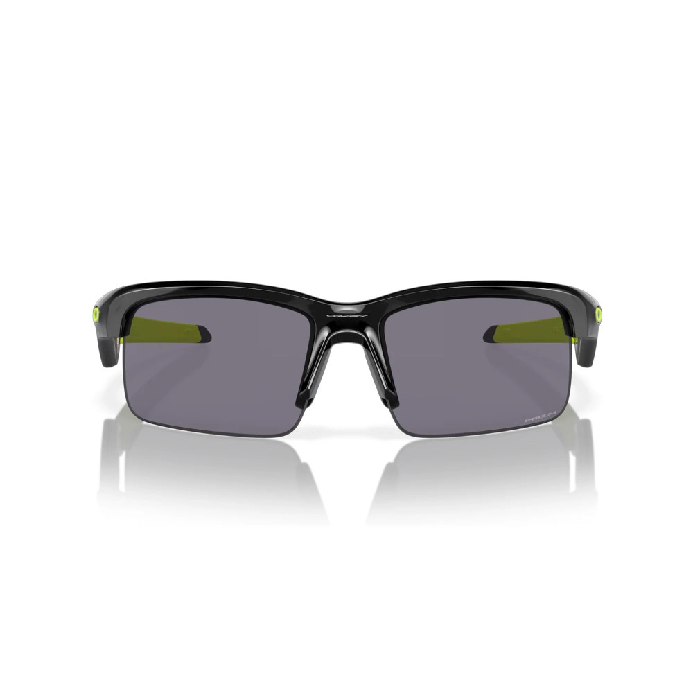 Oakley Capacitor Polished Black Prizm Grey Sunglass Oakley Capacitor Polished Black Prizm Grey Sunglass