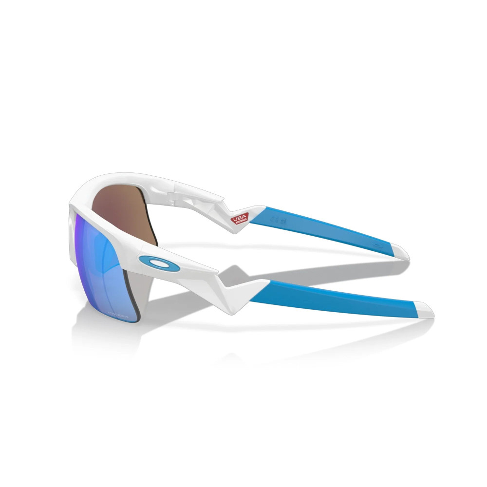 Oakley Capacitor Polished White Prizm Sapphire Sunglass Oakley Capacitor Polished White Prizm Sapphire Sunglass