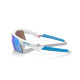 Oakley Capacitor Polished White Prizm Sapphire Sunglass Oakley Capacitor Polished White Prizm Sapphire Sunglass