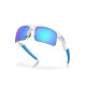 Oakley Capacitor Polished White Prizm Sapphire Sunglass Oakley Capacitor Polished White Prizm Sapphire Sunglass