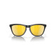 Oakley Frogskins Hybrid Matte Black Prizm 24 K Polar Sunglass Oakley Frogskins Hybrid Matte Black Prizm 24 K Polar Sunglass
