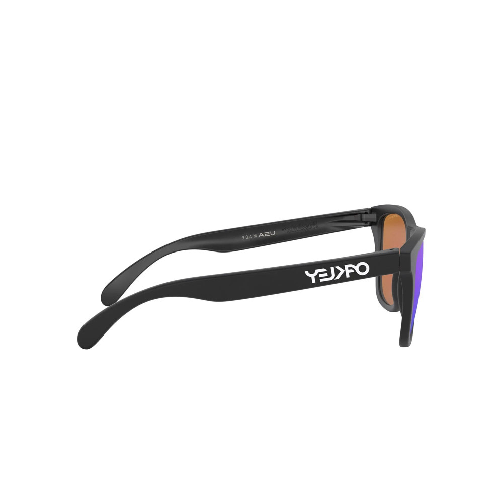 Oakley Frogskins Matte black Prizm Violet Sunglass Oakley Frogskins Matte black Prizm Violet Sunglass