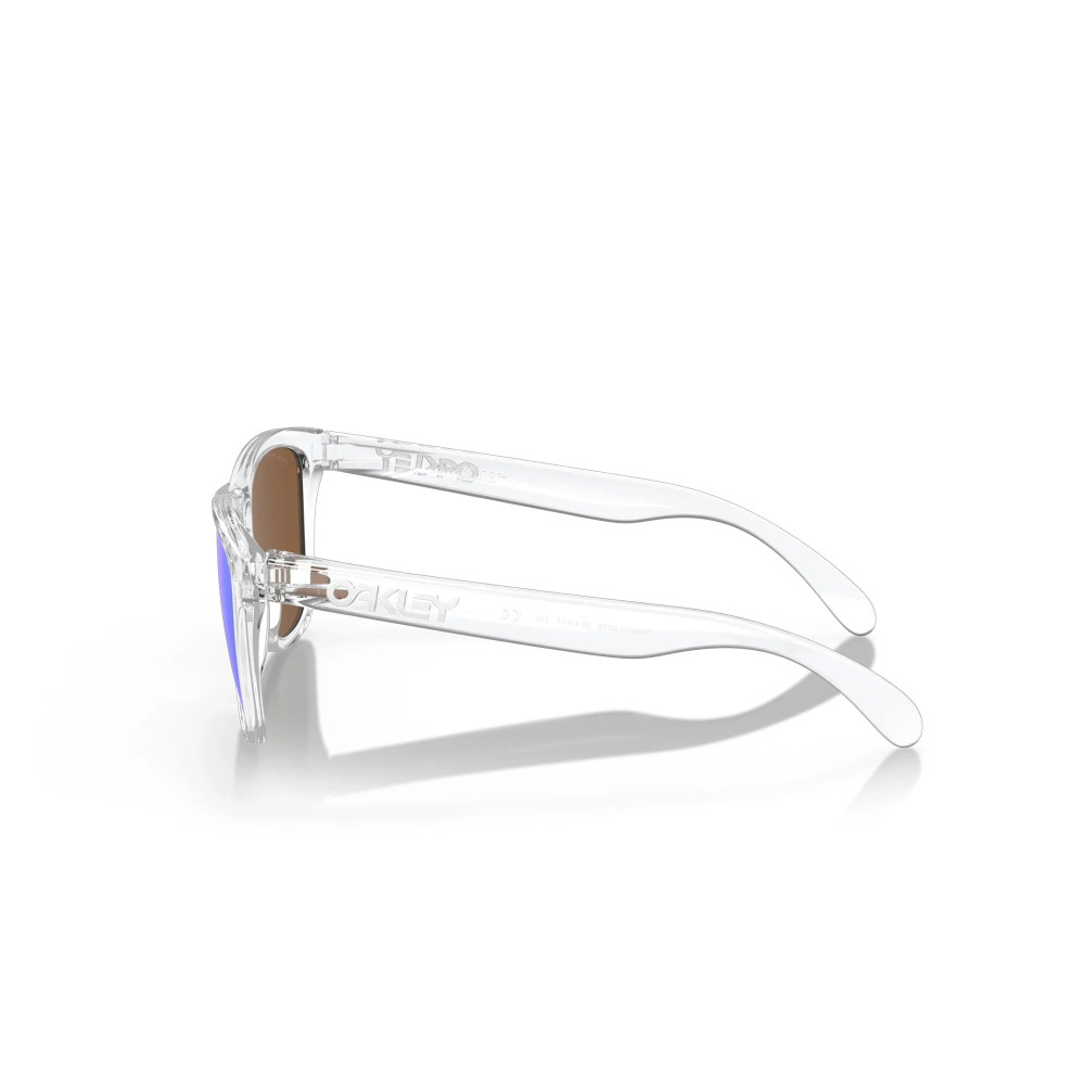 Oakley Frogskins Polished Clear Prizm Violet Sunglass Oakley Frogskins Polished Clear Prizm Violet Sunglass