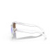 Oakley Frogskins Polished Clear Prizm Violet Sunglass Oakley Frogskins Polished Clear Prizm Violet Sunglass