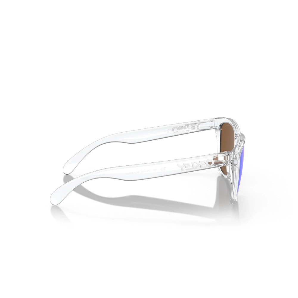 Oakley Frogskins Polished Clear Prizm Violet Sunglass Oakley Frogskins Polished Clear Prizm Violet Sunglass