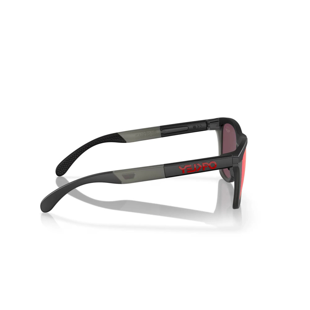 Oakley Frogskins Range Matte Black/ Matte Grey Smoke Prizm road Sunglass Oakley Frogskins Range Matte Black/ Matte Grey Smoke Prizm road Sunglass