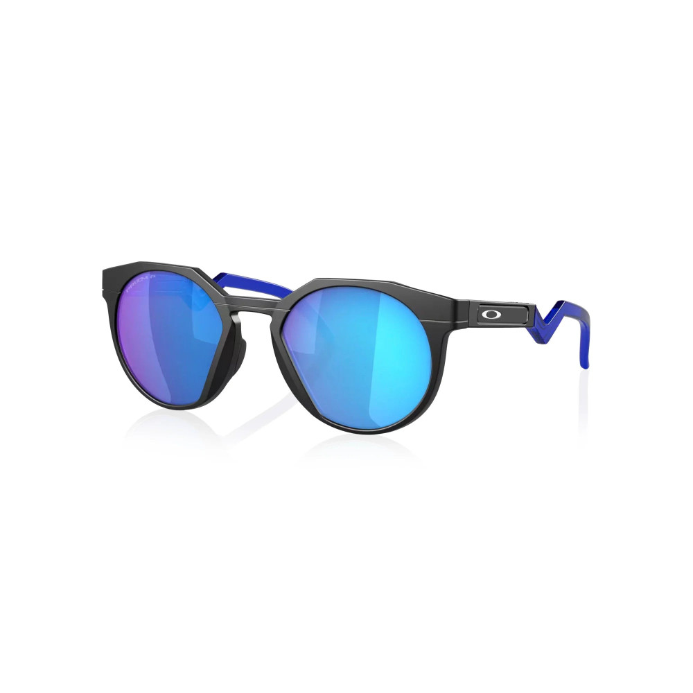 Oakley HSTN Matte Black Prizm Sapphire Polarized Sunglass Oakley HSTN Matte Black Prizm Sapphire Polarized Sunglass