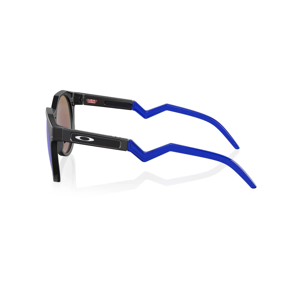Oakley HSTN Matte Black Prizm Sapphire Polarized Sunglass Oakley HSTN Matte Black Prizm Sapphire Polarized Sunglass