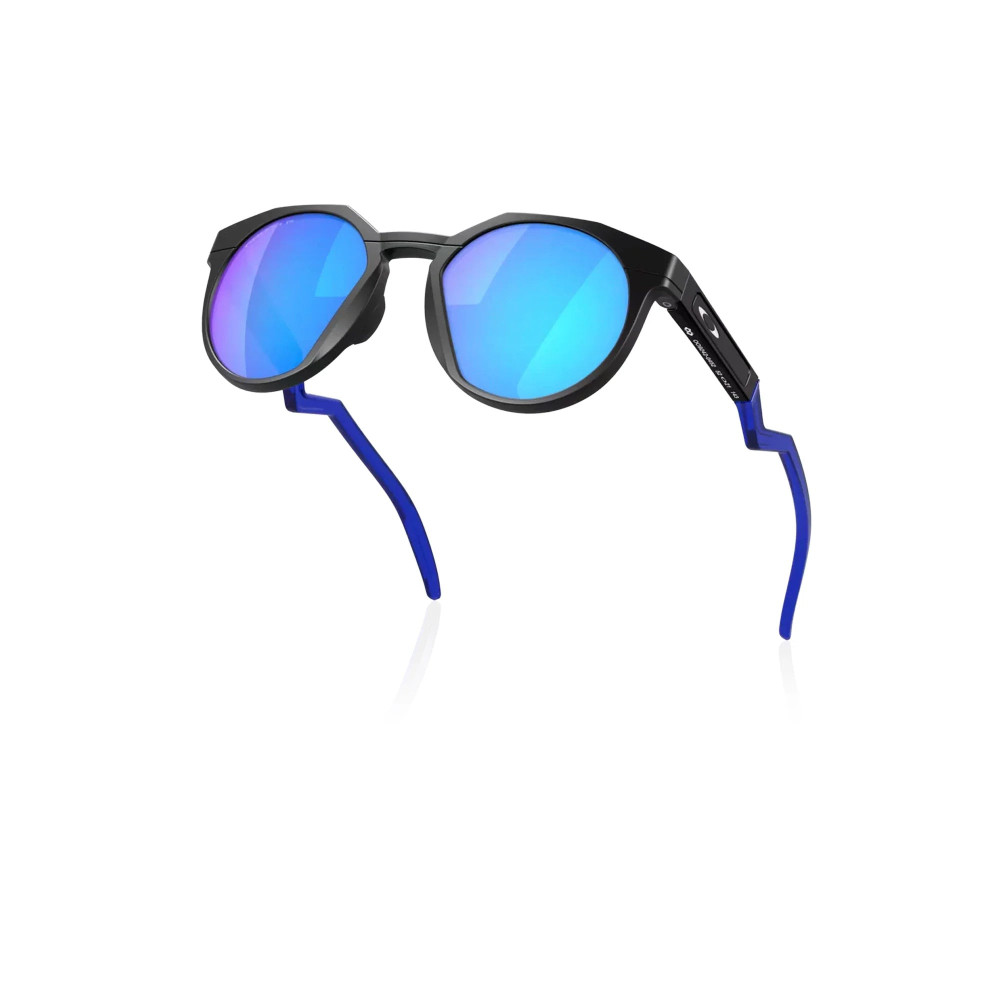 Oakley HSTN Matte Black Prizm Sapphire Polarized Sunglass Oakley HSTN Matte Black Prizm Sapphire Polarized Sunglass