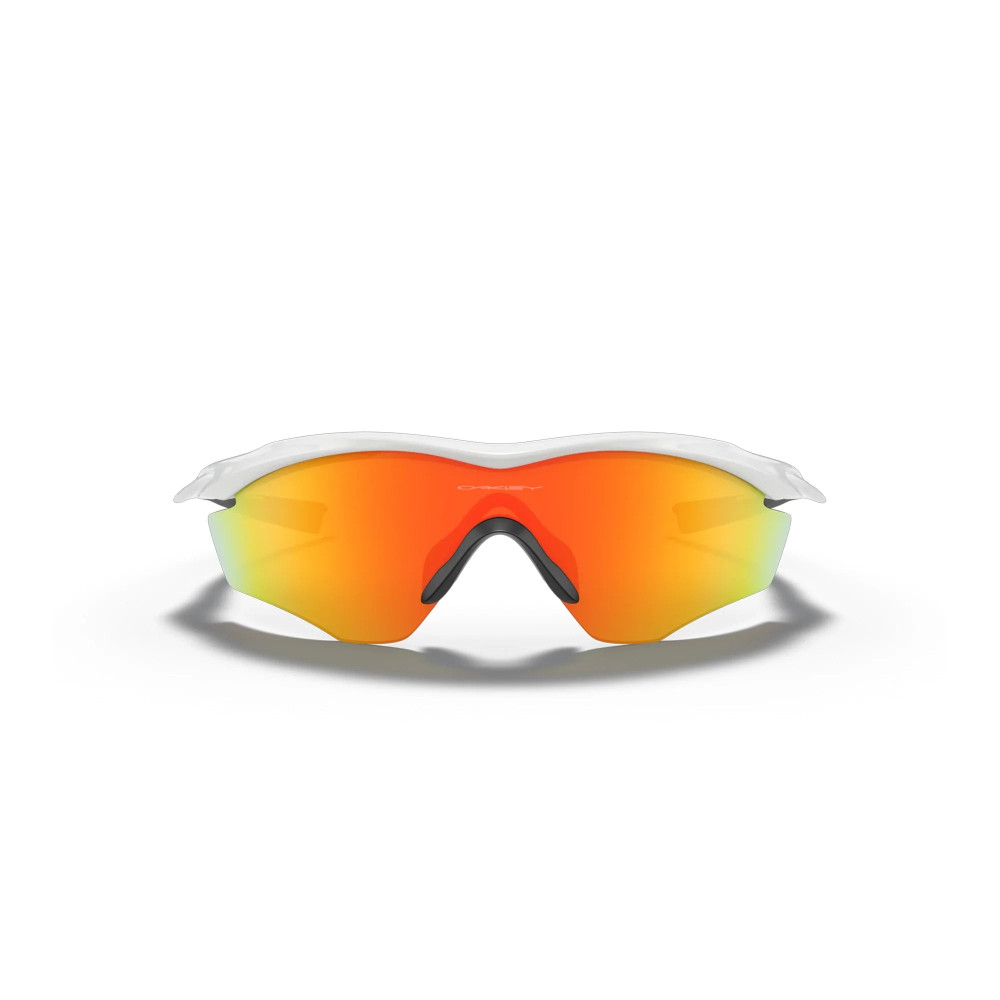 Oakley M2 Frame XL polished white fire iridium Sunglass