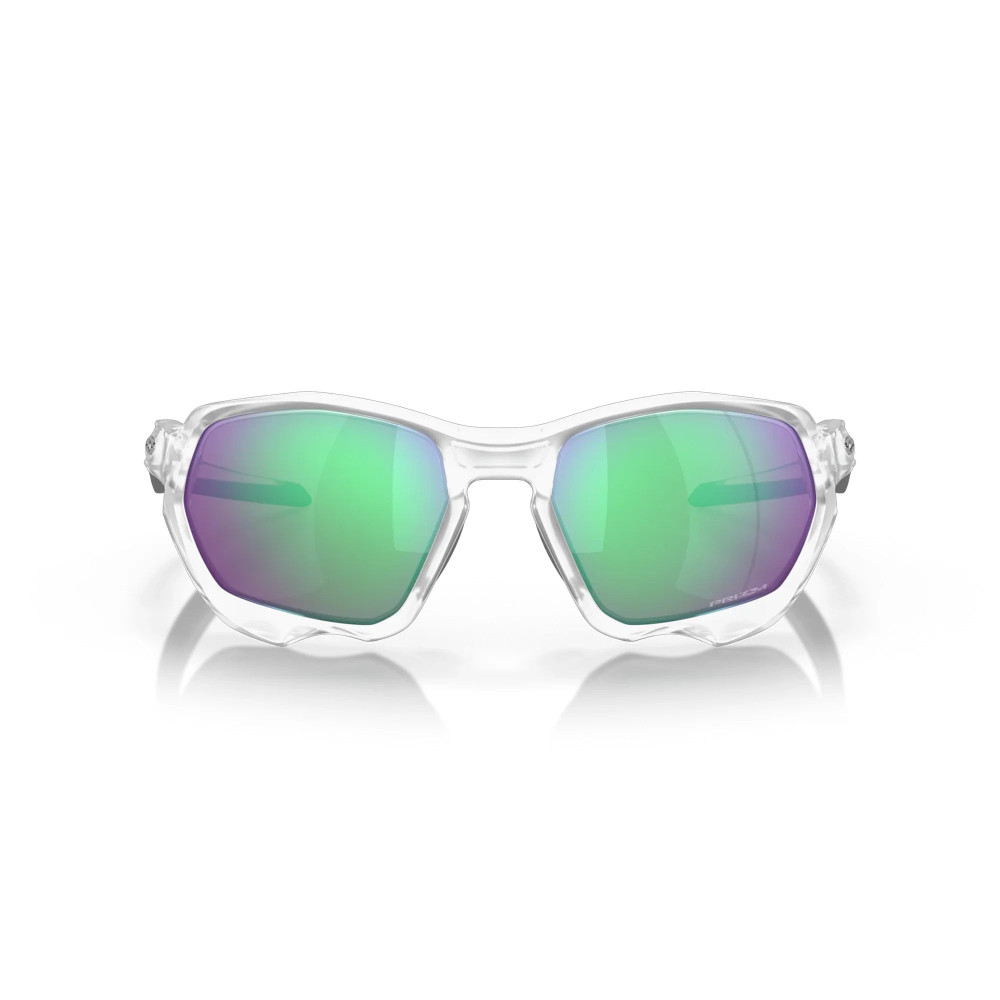 Oakley Plazma Matte Clear Prizm Road Jade Sunglass Oakley Plazma Matte Clear Prizm Road Jade Sunglass