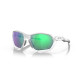Oakley Plazma Matte Clear Prizm Road Jade Sunglass Oakley Plazma Matte Clear Prizm Road Jade Sunglass