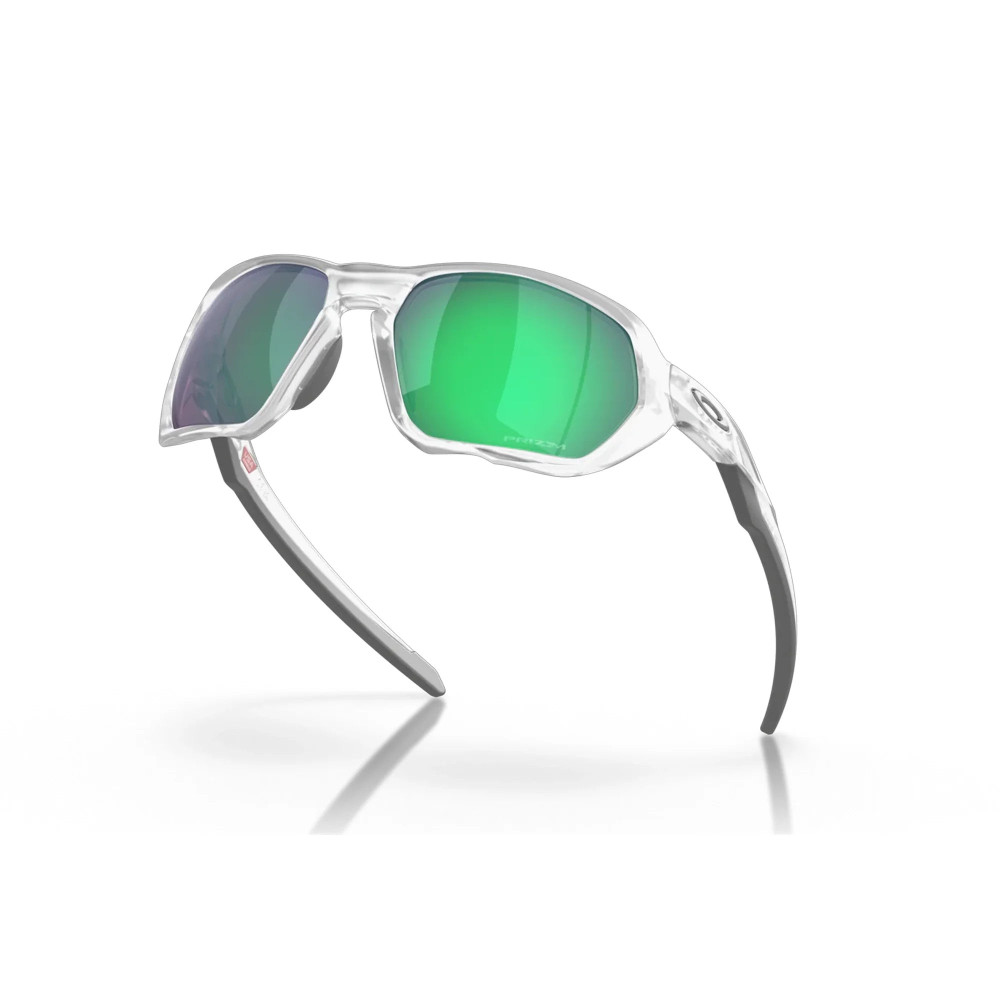 Oakley Plazma Matte Clear Prizm Road Jade Sunglass Oakley Plazma Matte Clear Prizm Road Jade Sunglass