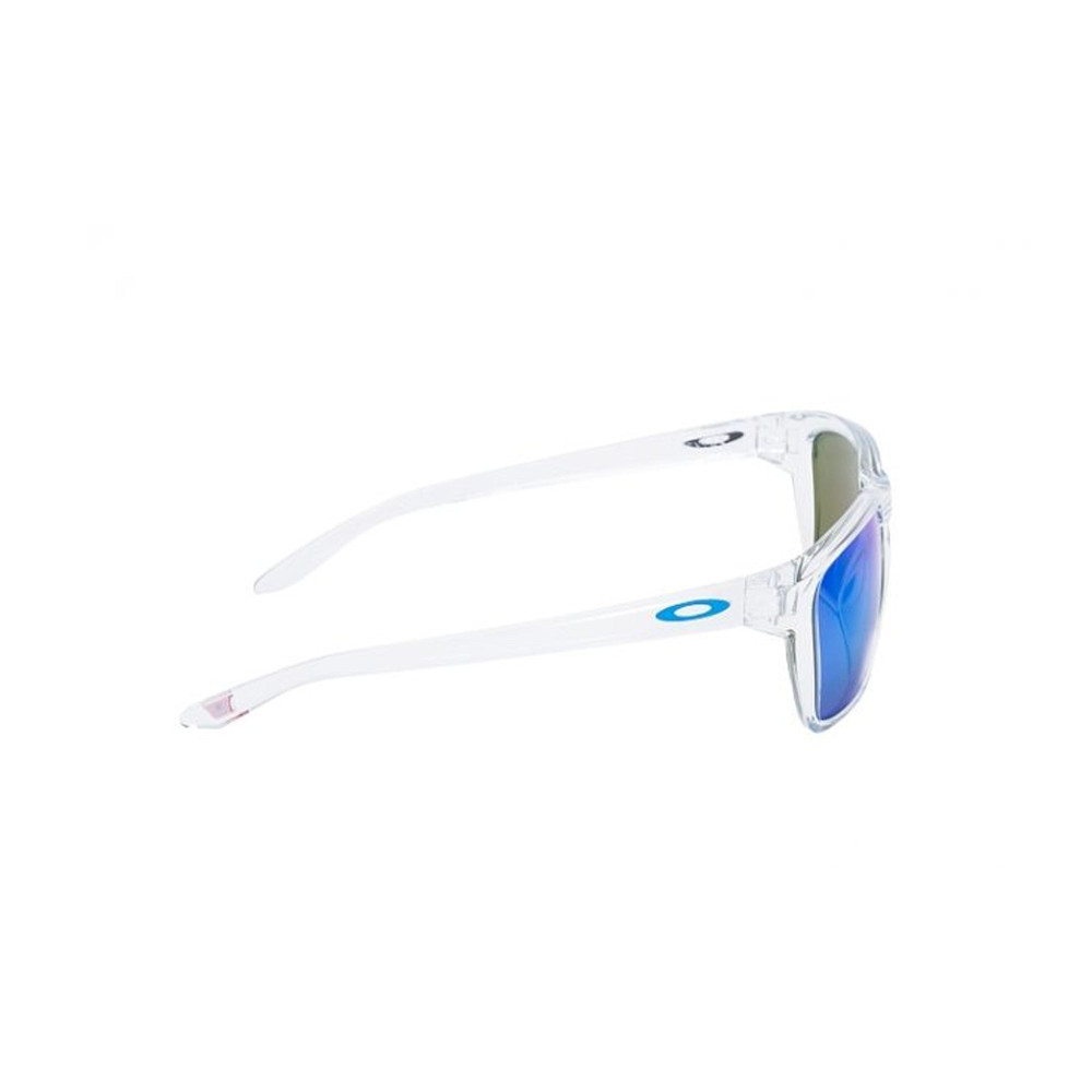 Oakley Sylas Polished Clear Prizm Sapphire Sunglass Oakley Sylas Polished Clear Prizm Sapphire Sunglass