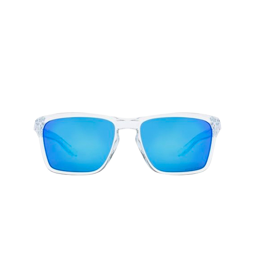 Oakley Sylas Polished Clear Prizm Sapphire Sunglass Oakley Sylas Polished Clear Prizm Sapphire Sunglass