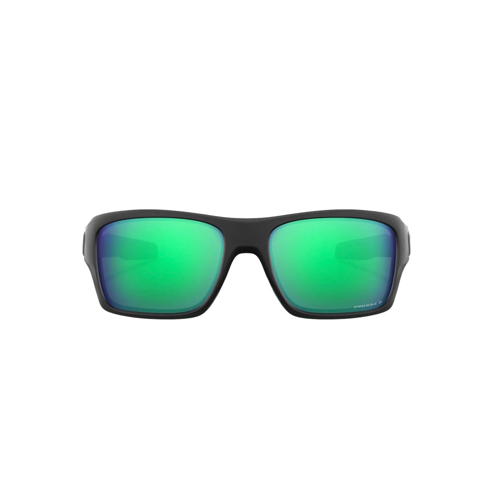 Oakley Turbine Matte Black Prizm Jade Polarized Sunglass Oakley Turbine Matte Black Prizm Jade Polarized Sunglass