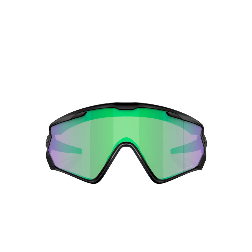 Oakley Wind Jacket Matte Black Prizm Road Jade Sunglass Oakley Wind Jacket Matte Black Prizm Road Jade Sunglass