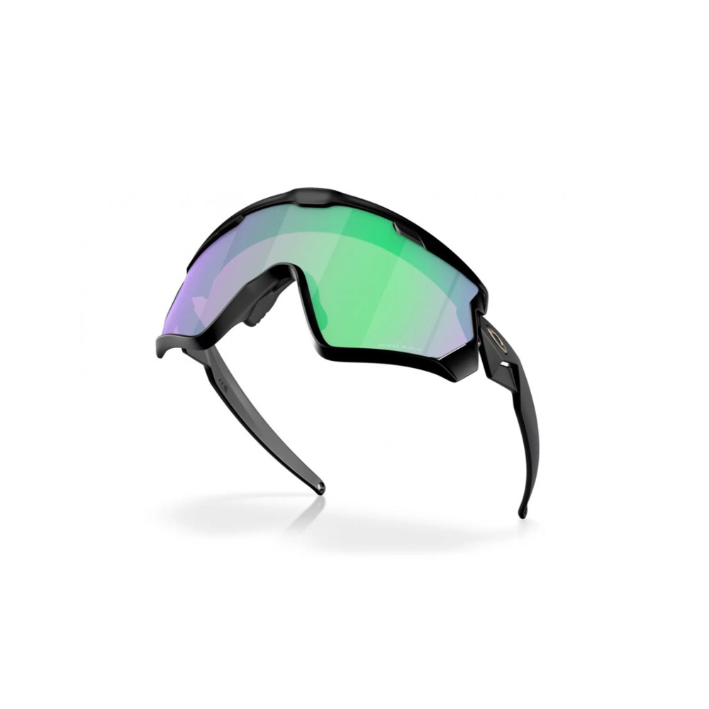 Oakley Wind Jacket Matte Black Prizm Road Jade Sunglass Oakley Wind Jacket Matte Black Prizm Road Jade Sunglass