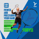 YOUNG Fury 11 Graphite Professional Badminton Racket, Lightweight, High Modulus 24-Ton Graphite, Strung, Includes Full Cover YOUNG Fury 11 Graphite Professional Badminton Racket, Lightweight, High Modulus 24-Ton Graphite, Strung, Includes Full Cover