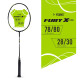 Young Fury X Lite (78 g, 30 LBS) Unstrung Badminton Racquet with Full Cover (Black Green) Young Fury X Lite (78 g, 30 LBS) Unstrung Badminton Racquet with Full Cover (Black Green)