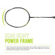Young Fury X Lite (78 g, 30 LBS) Unstrung Badminton Racquet with Full Cover (Black Green) Young Fury X Lite (78 g, 30 LBS) Unstrung Badminton Racquet with Full Cover (Black Green)