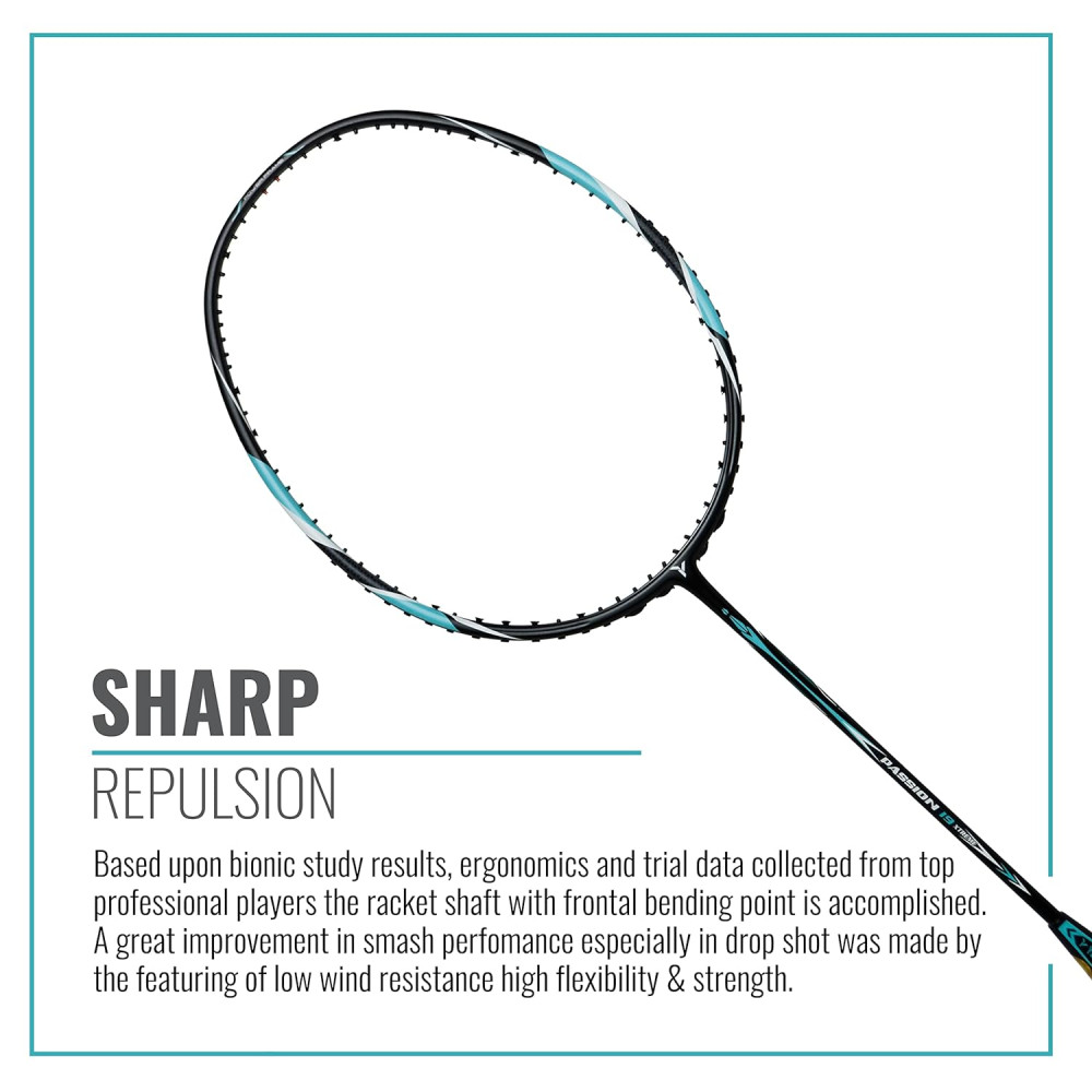 Young Passion 18 Xtreme (High Modulus Graphite, 30 LBS) Unstrung Badminton Racquet with Full Cover (Black Gold) Young Passion 18 Xtreme (High Modulus Graphite, 30 LBS) Unstrung Badminton Racquet with Full Cover (Black Gold)