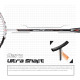Young Aero 75 Ultra Light (75g, Pro-Grade) Strung Badminton Racket with Free Cover - Ultra Graphite Uni-Body Construction Young Aero 75 Ultra Light (75g, Pro-Grade) Strung Badminton Racket with Free Cover - Ultra Graphite Uni-Body Construction