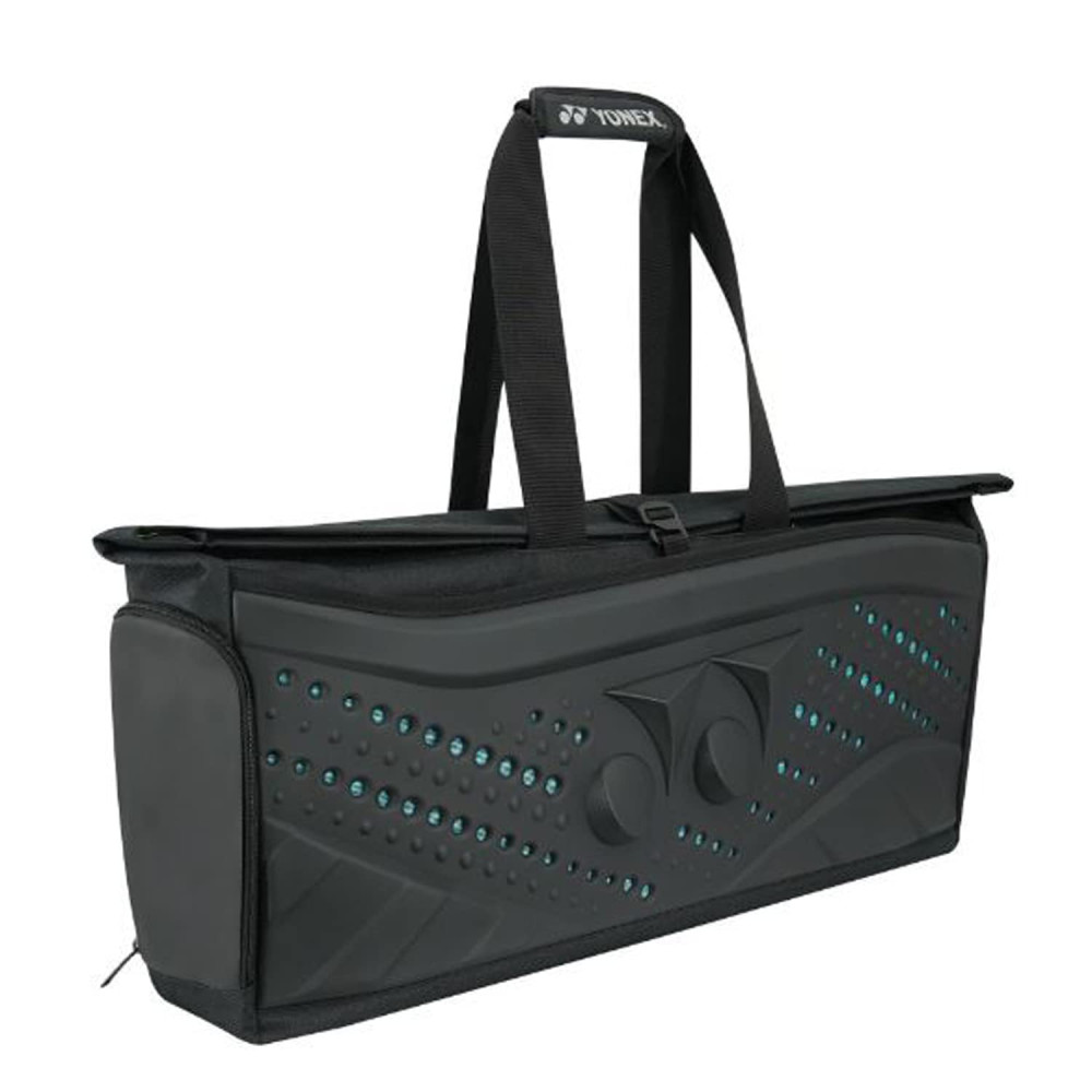 Yonex 2231R Black Edition Roll Down Tournament Bag, Black/Dazzling Blue