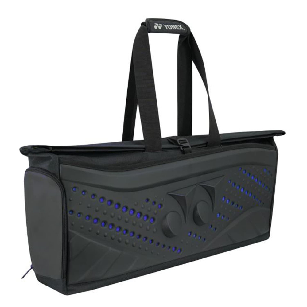 Yonex 2231R Black Edition Roll Down Tournament Bag, Black/Dazzling Blue