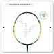 YOUNG Fury 7 Graphite Lightweight Professional Badminton Racket, Head Light, High Modulus Graphite, Strung, (Black/Yellow), Includes Full Cover YOUNG Fury 7 Graphite Lightweight Professional Badminton Racket, Head Light, High Modulus Graphite, Strung, (Black/Yellow), Includes Full Cover