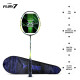 YOUNG Fury 7 Graphite Lightweight Professional Badminton Racket, Head Light, High Modulus Graphite, Strung, (Black/Yellow), Includes Full Cover YOUNG Fury 7 Graphite Lightweight Professional Badminton Racket, Head Light, High Modulus Graphite, Strung, (Black/Yellow), Includes Full Cover