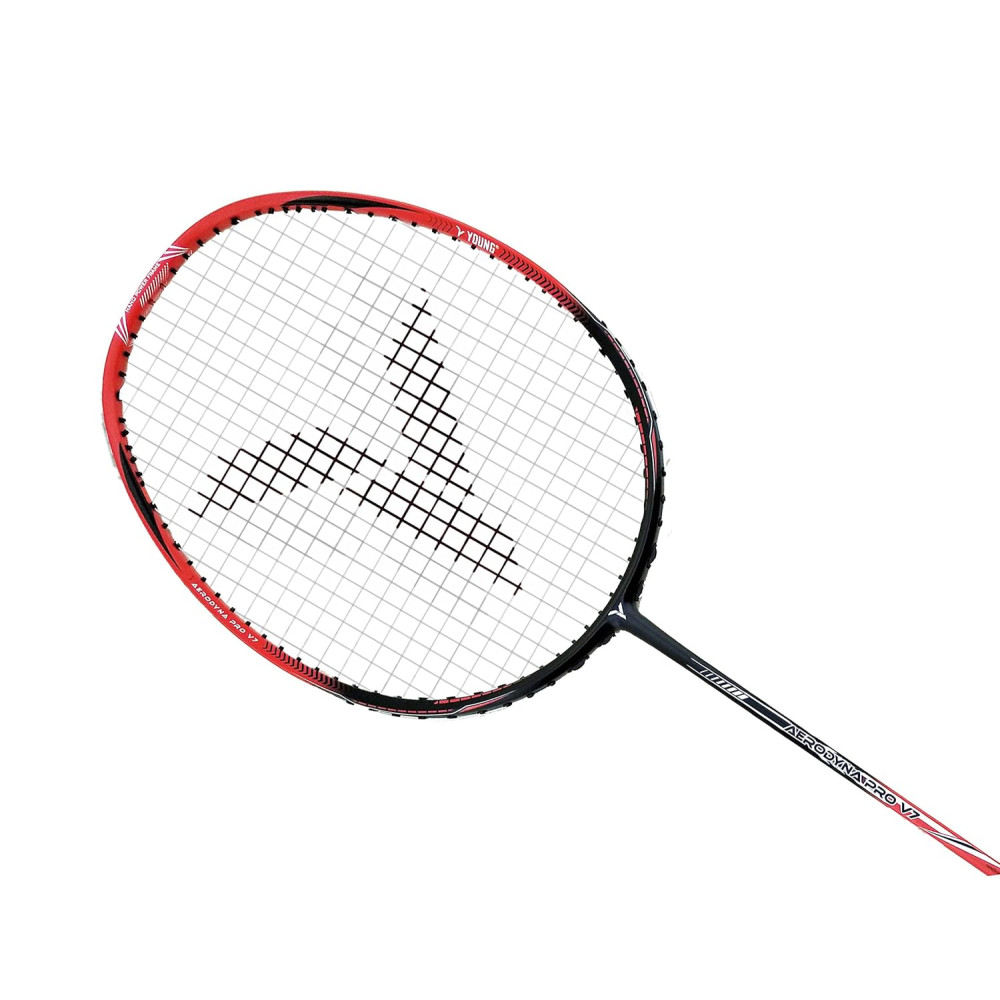 YOUNG (Malaysia) AERODYNA PRO-V7 Graphite Lightweight Professional Badminton Racket, 75grams, High Modulus Graphite, Strung, (Tension Upto 33 LBS), Includes Stylish Full Cover YOUNG (Malaysia) AERODYNA PRO-V7 Graphite Lightweight Professional Badminton Racket, 75grams, High Modulus Graphite, Strung, (Tension Upto 33 LBS), Includes Stylish Full Cover