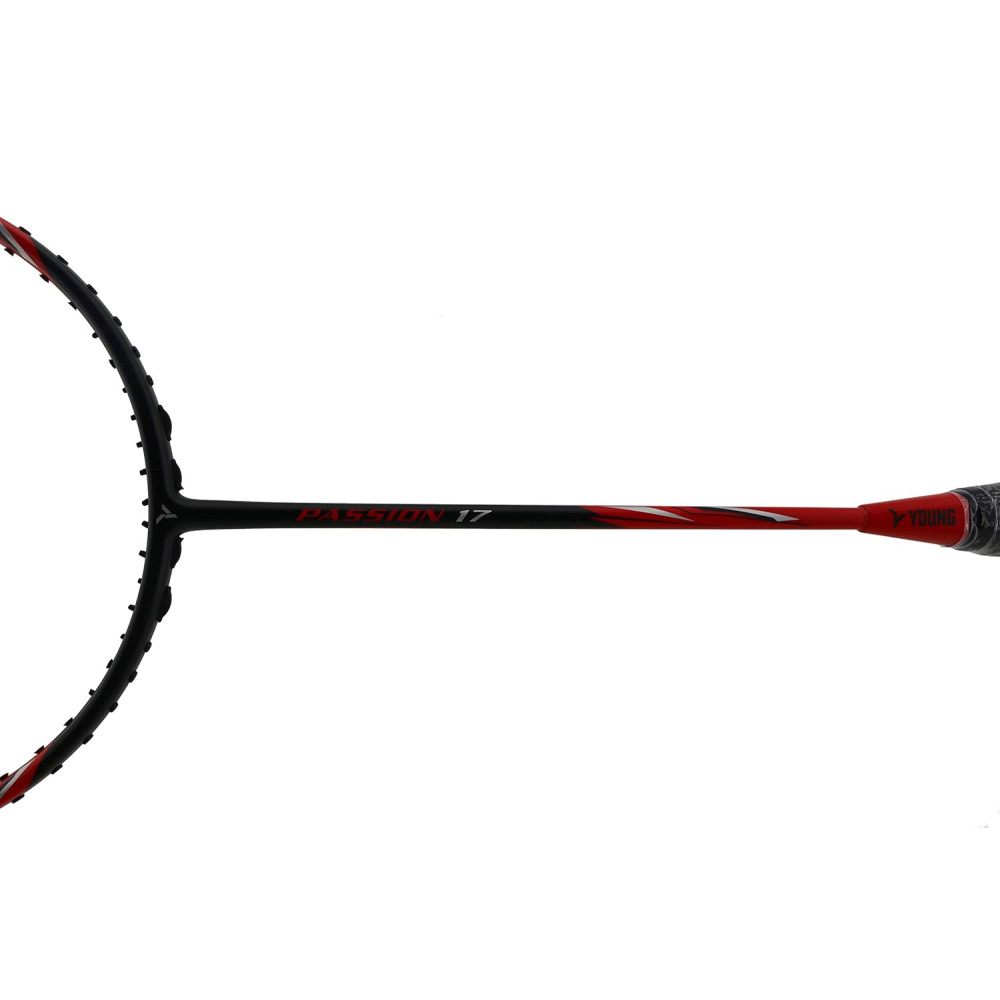 YOUNG (Malaysia) Passion 17 Graphite Lightweight 75g Professional Badminton Racket, (Black/Red) High Modulus 24-Ton Graphite, Unstrung with Full Cover YOUNG (Malaysia) Passion 17 Graphite Lightweight 75g Professional Badminton Racket, (Black/Red) High Modulus 24-Ton Graphite, Unstrung with Full Cover
