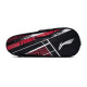Li-Ning Raider Max Double Zipper Polyester Badminton Kit Bag | Unbreakable Zippers | Easy Mobility | Unisex - Men, Boys, Girls, Women