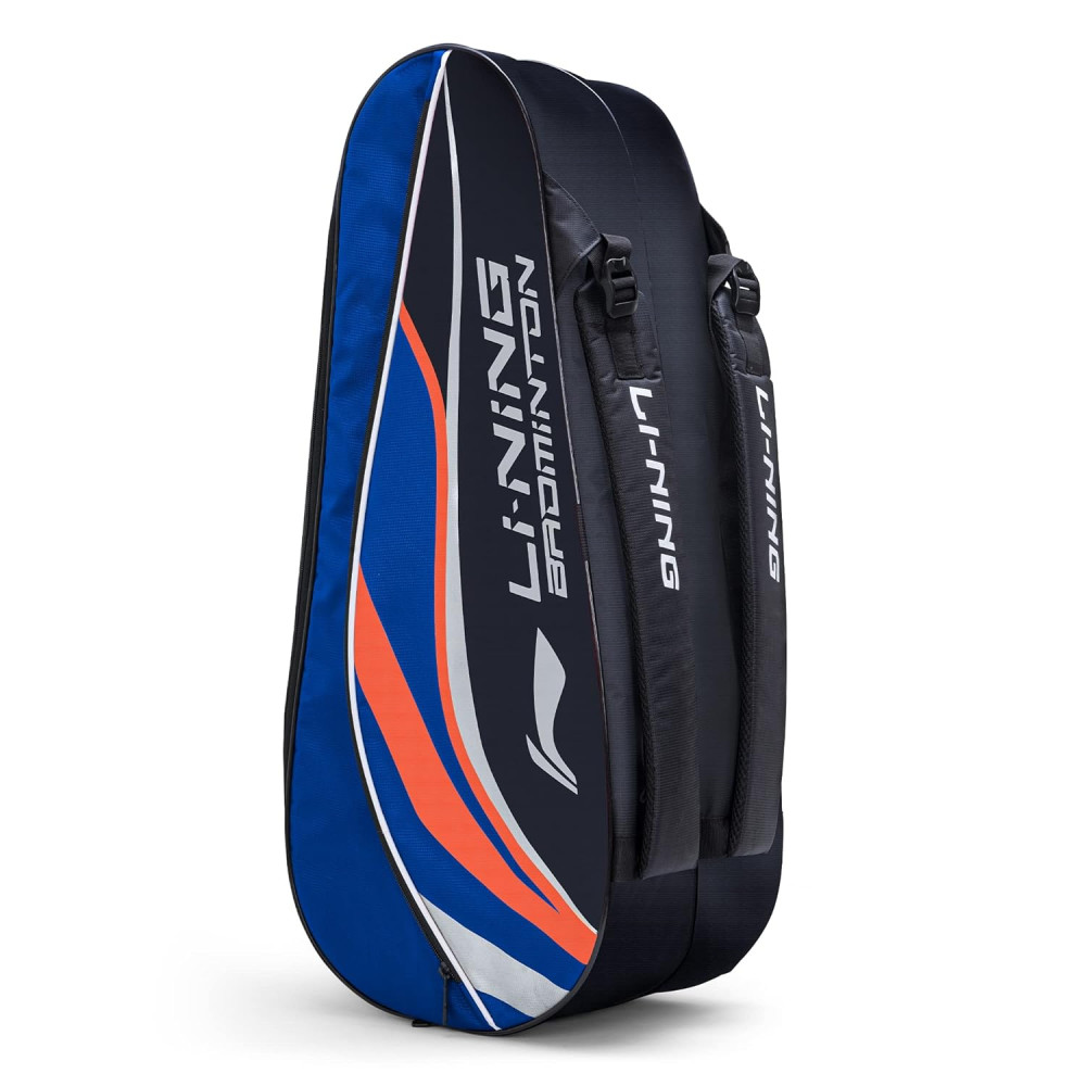 Li-Ning Panther Double Zipper Polyester Badminton Kit Bag| Stash Pocket | Ample Storage | Unisex - Men, Boys, Girls, Women