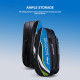 Li-Ning Panther Double Zipper Polyester Badminton Kit Bag| Stash Pocket | Ample Storage | Unisex - Men, Boys, Girls, Women