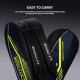 Li-Ning Hot Shot Triple Zipper Polyester Badminton Kit Bag | Easy - Access Compartments | Spacious | Unisex - Men, Boys, Girls, Women