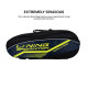 Li-Ning Hot Shot Triple Zipper Polyester Badminton Kit Bag | Easy - Access Compartments | Spacious | Unisex - Men, Boys, Girls, Women