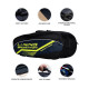 Li-Ning Hot Shot Triple Zipper Polyester Badminton Kit Bag | Easy - Access Compartments | Spacious | Unisex - Men, Boys, Girls, Women