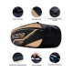 Li-Ning Hot Shot Triple Zipper Polyester Badminton Kit Bag | Easy - Access Compartments | Spacious | Unisex - Men, Boys, Girls, Women