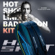 Li-Ning Hot Shot Triple Zipper Polyester Badminton Kit Bag | Easy - Access Compartments | Spacious | Unisex - Men, Boys, Girls, Women