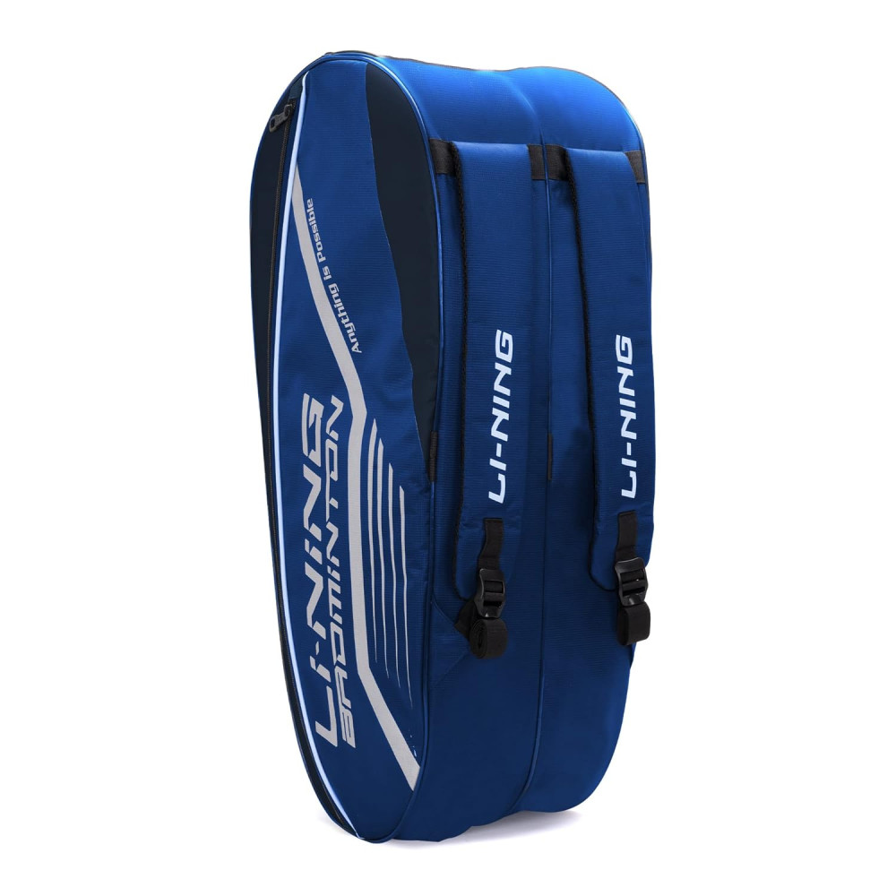 Li-Ning Hot Shot Triple Zipper Polyester Badminton Kit Bag | Easy - Access Compartments | Spacious | Unisex - Men, Boys, Girls, Women