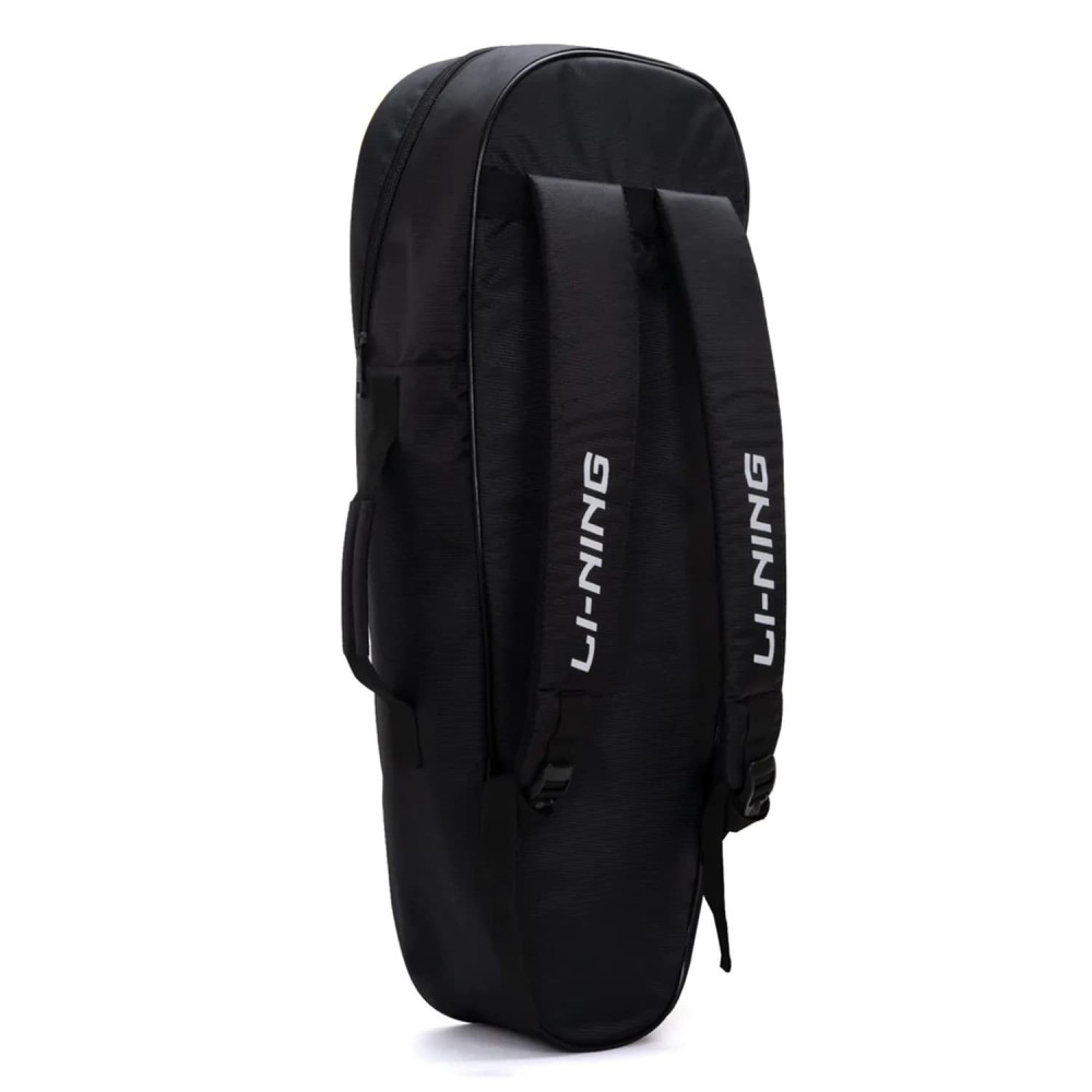 Li-Ning All Star Single Zip Polyester Badminton Kit Bag (Black, Large) | Dedicated Compartments | Unisex - Men, Boys, Girls, Women Li-Ning All Star Single Zip Polyester Badminton Kit Bag (Black, Large) | Dedicated Compartments | Unisex - Men, Boys, Girls, Women