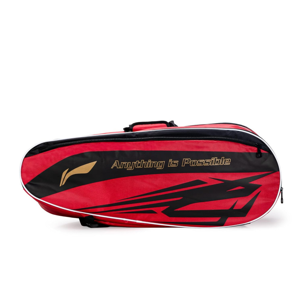 Li-Ning Blaze Triple Zipper Polyester Badminton Kit Bag Li-Ning Blaze Triple Zipper Polyester Badminton Kit Bag