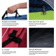 Li-Ning Blaze Triple Zipper Polyester Badminton Kit Bag Li-Ning Blaze Triple Zipper Polyester Badminton Kit Bag