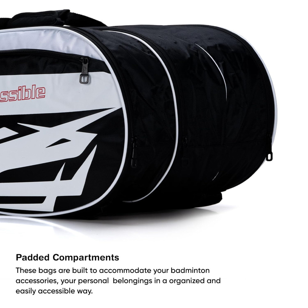 Li-Ning Blaze Triple Zipper Polyester Badminton Kit Bag Li-Ning Blaze Triple Zipper Polyester Badminton Kit Bag