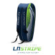 Li-Ning Stripe Double Zipper Polyester Badminton Kit Bag