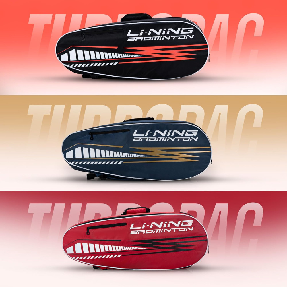 Li-Ning TurboPac Double Zipper Polyester Badminton Kit Bag