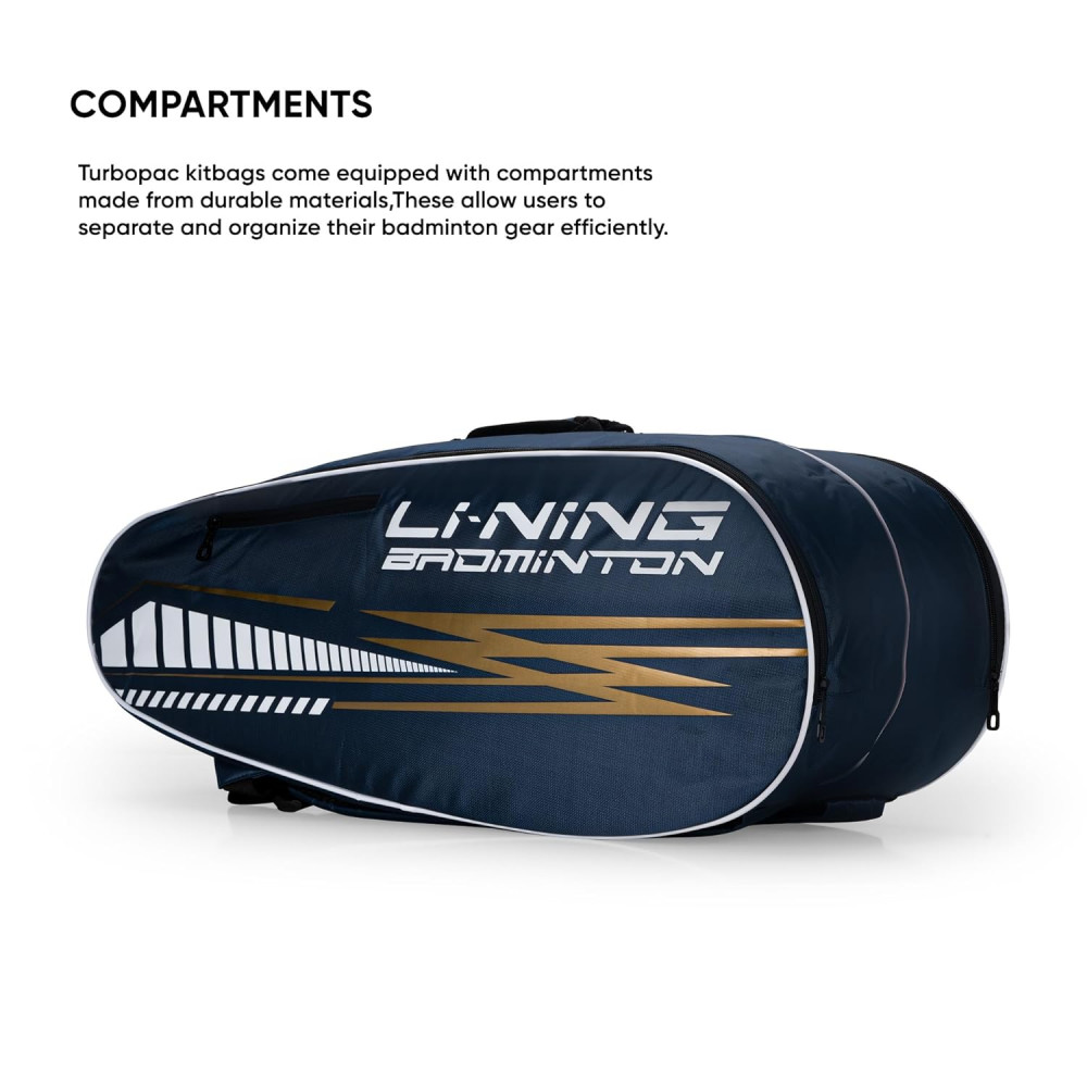 Li-Ning TurboPac Double Zipper Polyester Badminton Kit Bag